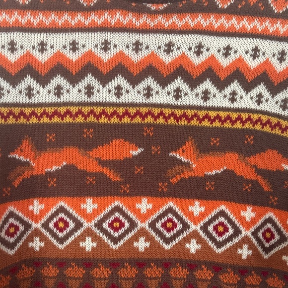 NWT Kiel James Patrick Cozy Cabin Fantastic Fox Dress L - Picture 4 of 7